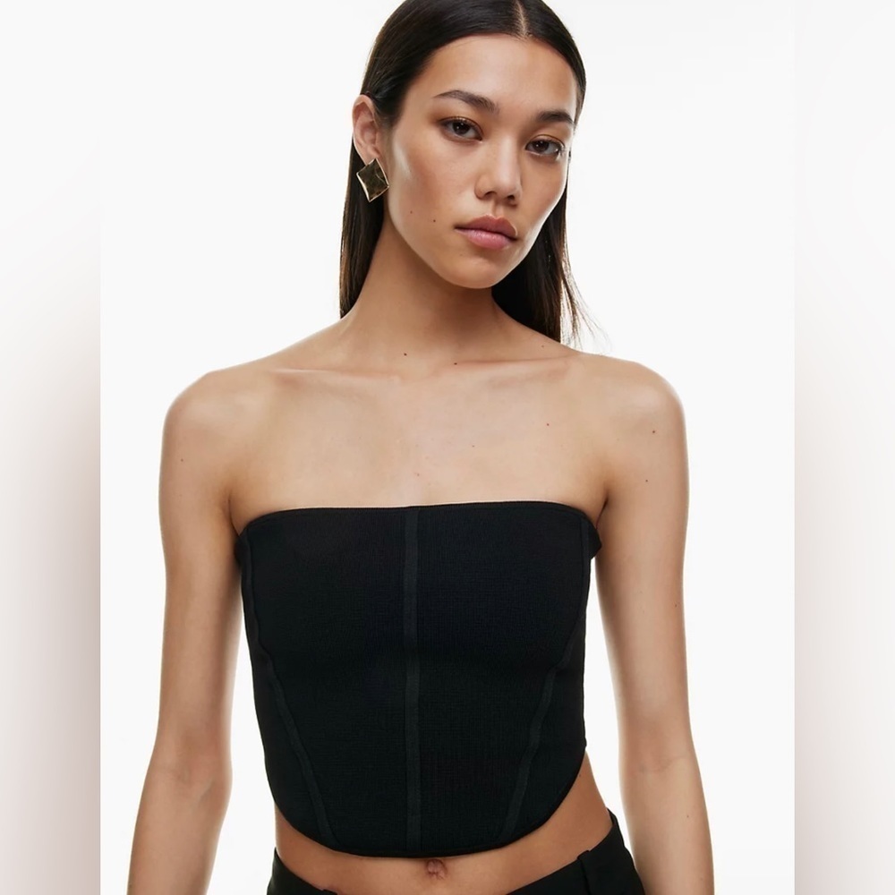 Aritzia Babaton Row Sculpt Knit Tube Top